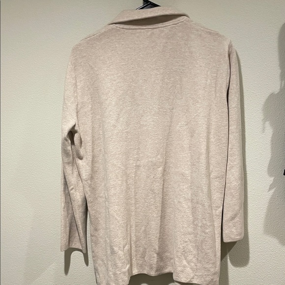 J. Crew Women's Beige Cardigan -100% Cotton Sz-M - Picture 4 of 4